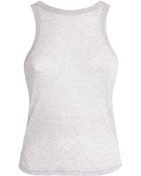 Skims - Semi-Sheer Ribbed Tank Top - Lyst