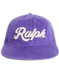 Polo Ralph Lauren - Cotton Twill Felt Logo Baseball Cap - Lyst