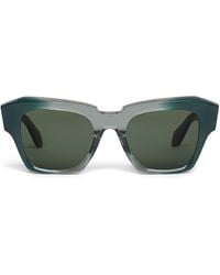 Alaïa - Acetate Melted Square Sunglasses - Lyst