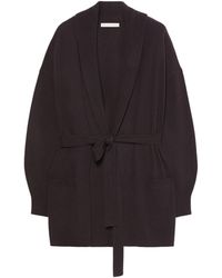 Marina Rinaldi - Cashmere Tie-Belt Cardigan - Lyst