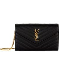 ysl small wallet on chain