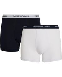 Emporio Armani - Stretch-Cotton Boxer Briefs - Lyst