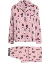 Polo Ralph Lauren - Cotton Stripe Polo Bear Pyjama Set - Lyst