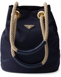 Prada - Small Re-Nylon Mariner Bucket Bag - Lyst