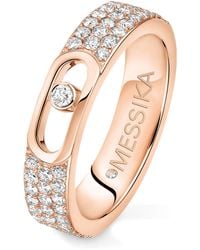 Messika - Move Joaillerie And Diamond Pavé Wedding Ring - Lyst