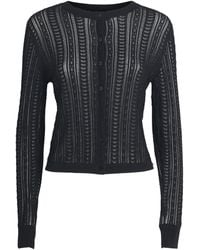 Anine Bing - Open-Knit Moni Cardigan - Lyst