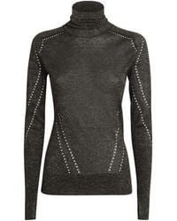 JOSEPH - Metallic Lurex Leblanc Sweater - Lyst