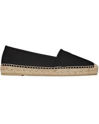 Saint Laurent - Leather Espadrilles - Lyst