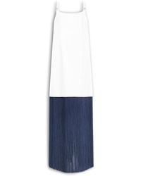 Alaïa - Cotton Fringe Slip Dress - Lyst
