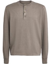 Rag & Bone - Supima Cotton Henley T-Shirt - Lyst