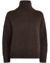 Yves Salomon - Cashmere Funnel-Neck Sweater - Lyst