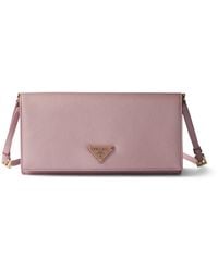 Prada - Mini Satin Shoulder Bag - Lyst