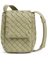 Bottega Veneta - Mini Lambskin Cobble Cross-Body Bag - Lyst