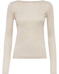 Brunello Cucinelli - Cashmere-Silk-Blend Sweater - Lyst
