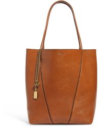 Chloé - Medium Calfskin Spin Tote Bag - Lyst