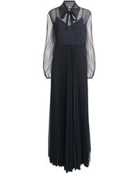 Fabiana Filippi - Tulle Pleated Maxi Dress - Lyst