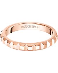 Boucheron - Rose Quatre Clou De Paris Wedding Band - Lyst