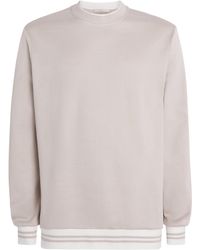 Eleventy - Cotton-Blend Sweatshirt - Lyst