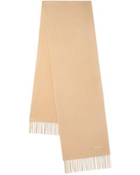 Mulberry - Cashmere Logo Scarf - Lyst