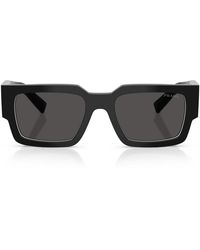 Prada - Acetate Rectangular Sunglasses - Lyst