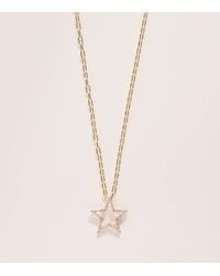 Rosa De La Cruz - And Diamond Classic Star Pendant Necklace - Lyst