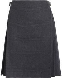 Johnstons of Elgin - X Le Kilt Wool-Cashmere Tailored Mini Skirt - Lyst