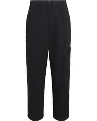 Stone Island - Organic Cotton Ripstop Cargo Trousers - Lyst