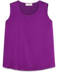 Marina Rinaldi - Satin Top - Lyst