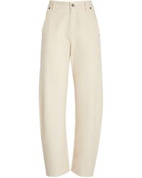 Victoria Beckham - Curved Relaxed Jeans - Lyst