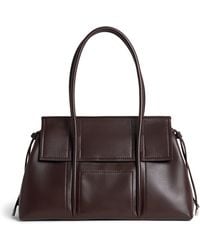Harrods - Medium Leather Marcie Tote Bag - Lyst