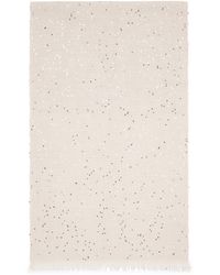Brunello Cucinelli - Cashmere-Silk Embellished Scarf - Lyst