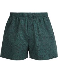 Sunspel - Cotton Printed Boxer Shorts - Lyst