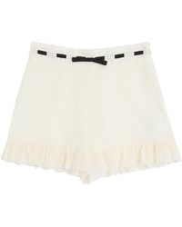 Valentino - Daisy Polka Dot Shorts - Lyst