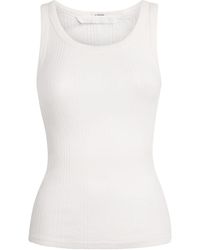 Mother - Cotton Runner Up Tank Top - Lyst