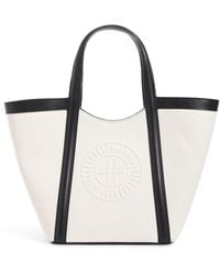 Harrods - Small Canvas-Leather Embossed Tote Bag - Lyst