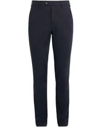Canali - Stretch-Cotton Straight Chinos - Lyst