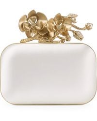 Jimmy Choo - Cloud Satin Clutch Bag - Lyst