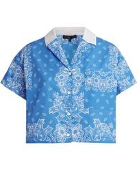 Maje - Cotton Printed Shirt - Lyst