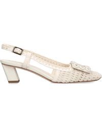 Roger Vivier - Crochet Belle Vivier Slingback Pumps 45 - Lyst