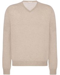 The Row - Mapple Cashmere V-Neck Jumper - Lyst