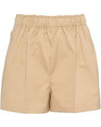 Prada - Cotton Poplin Bermuda Shorts - Lyst