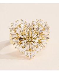 Suzanne Kalan - And Diamond Classic Medium Heart Ring - Lyst