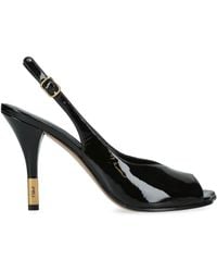 Chloé - Patent Leather Flower Heeled Sandals 95 - Lyst