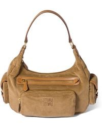 Miu Miu - Corduroy Pocket Shoulder Bag - Lyst