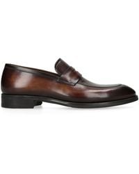 Magnanni - Leather Madison Penny Loafers - Lyst