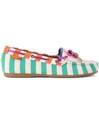 Kurt Geiger - Woven Eagle Moccasins - Lyst