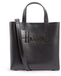 Harrods - Mini Leather Kensington Tote Bag - Lyst