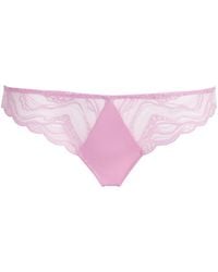 Calvin Klein - Lace Sensual Stretch Thong - Lyst