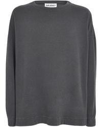Our Legacy - Cotton-Linen-Blend Slack Sweatshirt - Lyst