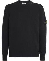 Stone Island - Virgin Wool-Blend Midweight Sweater - Lyst